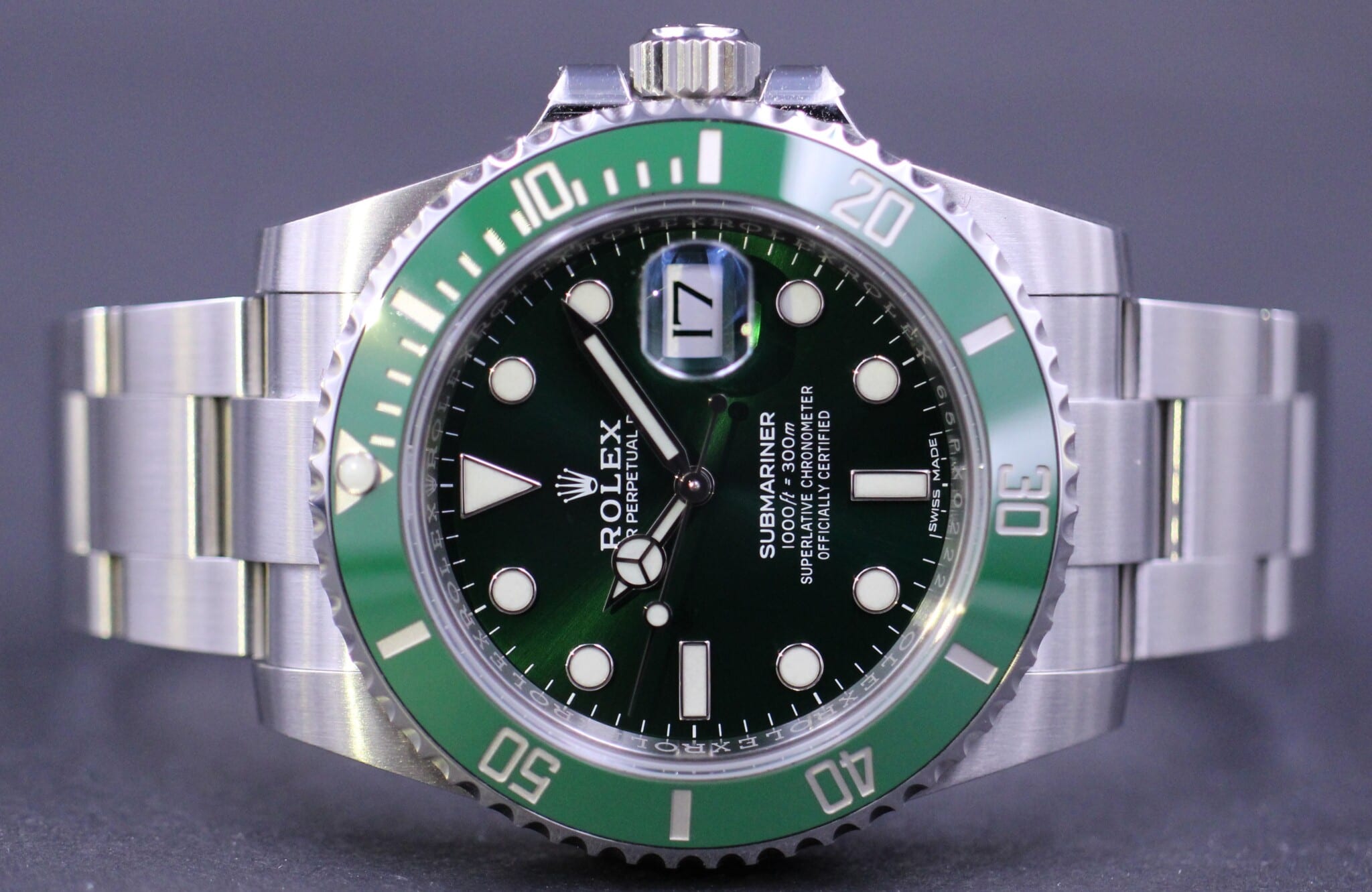 ROLEX SUBMARINER “HULK” 116610LV – NEW MM Watches